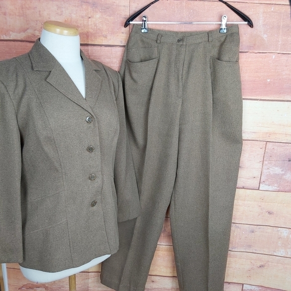 VINTAGE trio blazer high rise pants maxi skirt - Picture 1 of 9
